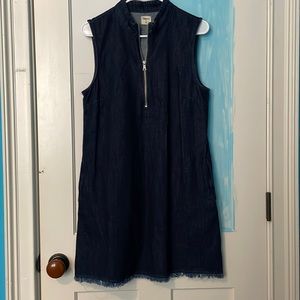 Sleeveless denim dress Gap size medium